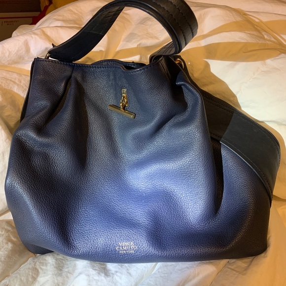 Vince camuto navy blue hobo leather bag - Picture 5 of 15